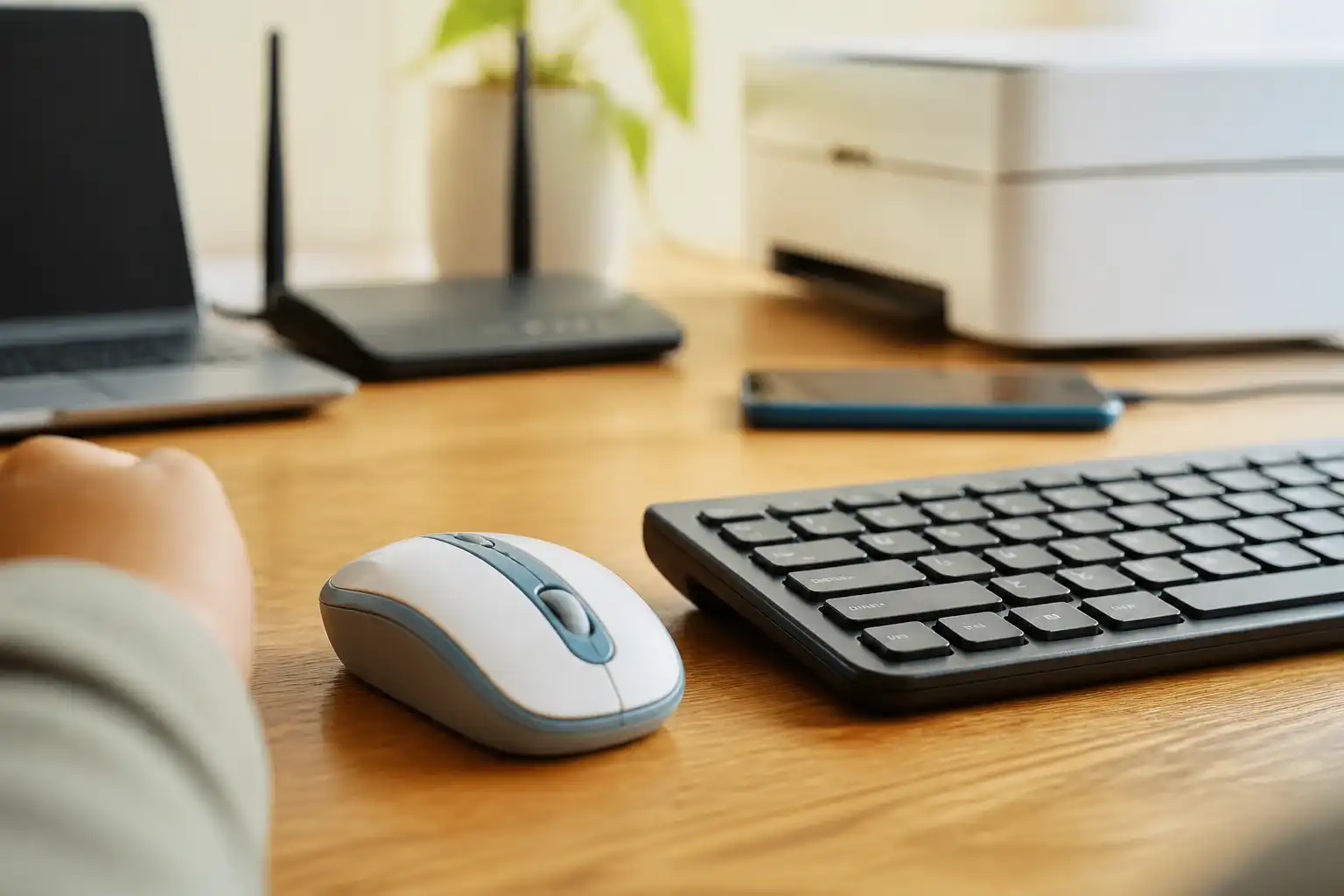 Maus und Tastatur bedienen: erste Handgriffe
